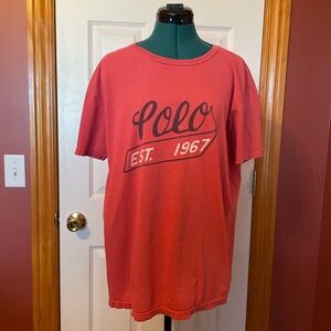 Polo sport faded red tshirt size medium